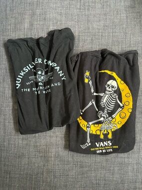 Bundle of 2 Black Short Sleeve Tees
